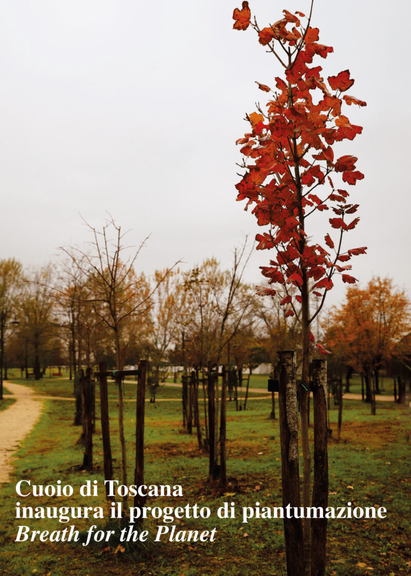 Breath for the Planet è il nuovo progetto di piantumazione di Cuoio di Toscana 1