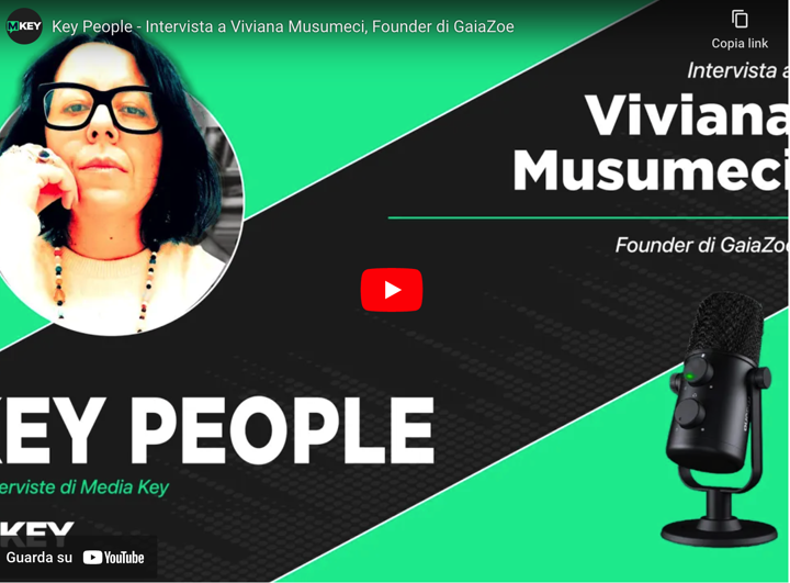 Media Key parla di Gaiazoe 1 podcast Key People Media Key Gaiazoe Viviana Musumeci