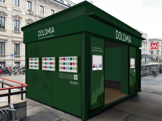 Rifugio di bellezza naturale: l'edicola voluta da Dolomia a Milano 3