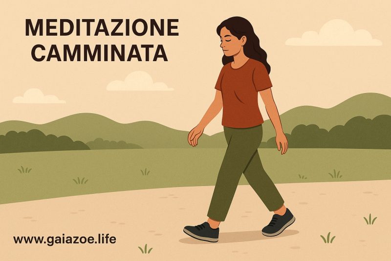 Meditazione camminata: riconnettersi al corpo e alla terra, un passo alla volta 1 immagine che rappresenta una ragazza che cammina