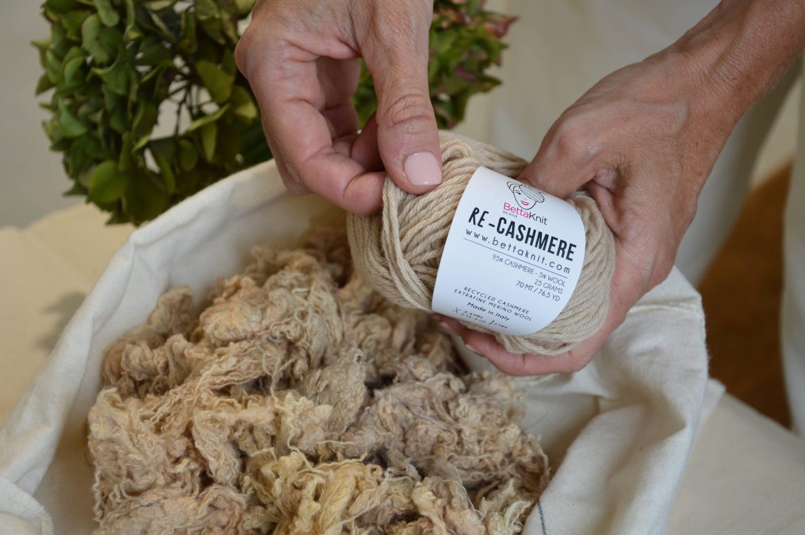 Bettaknit e la sfida della sostenibilità: filati rigenerati per una moda consapevole 3 cashmere riciclato