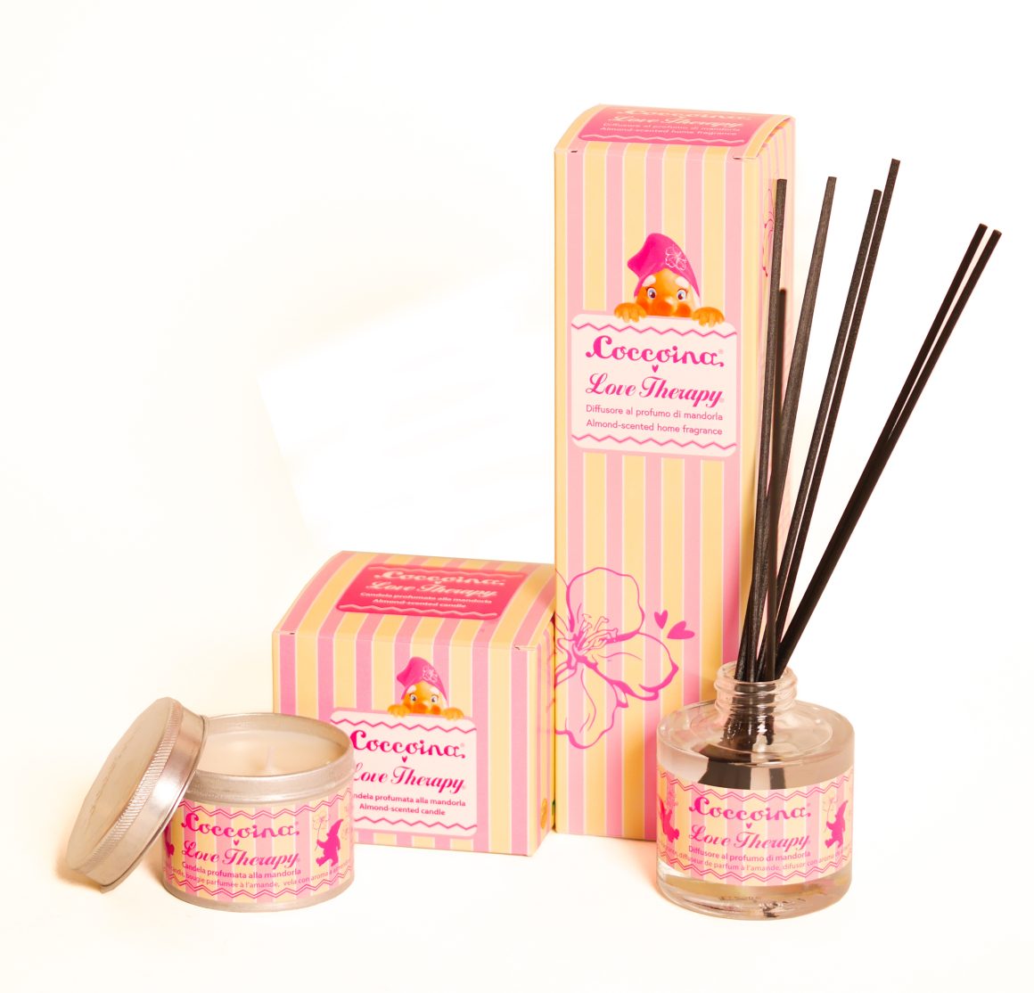 Love Therapy e Coccoina: un regalo di Natale che profuma di ricordi e sostenibilità 3 pack COCCOINA x LOVE THERAPY